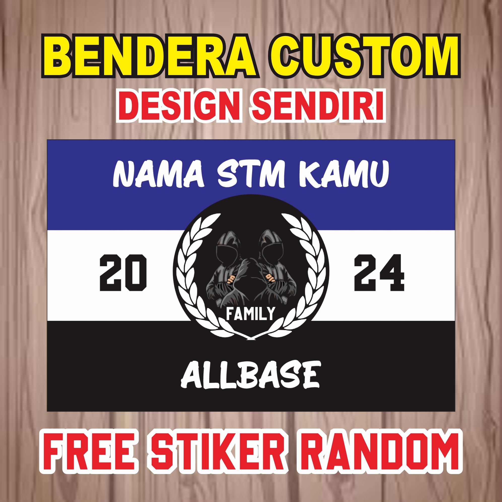 Bikin Bendera Custom